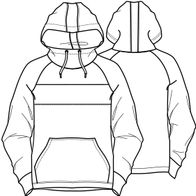 Fashion sewing patterns for Hoodie 7742